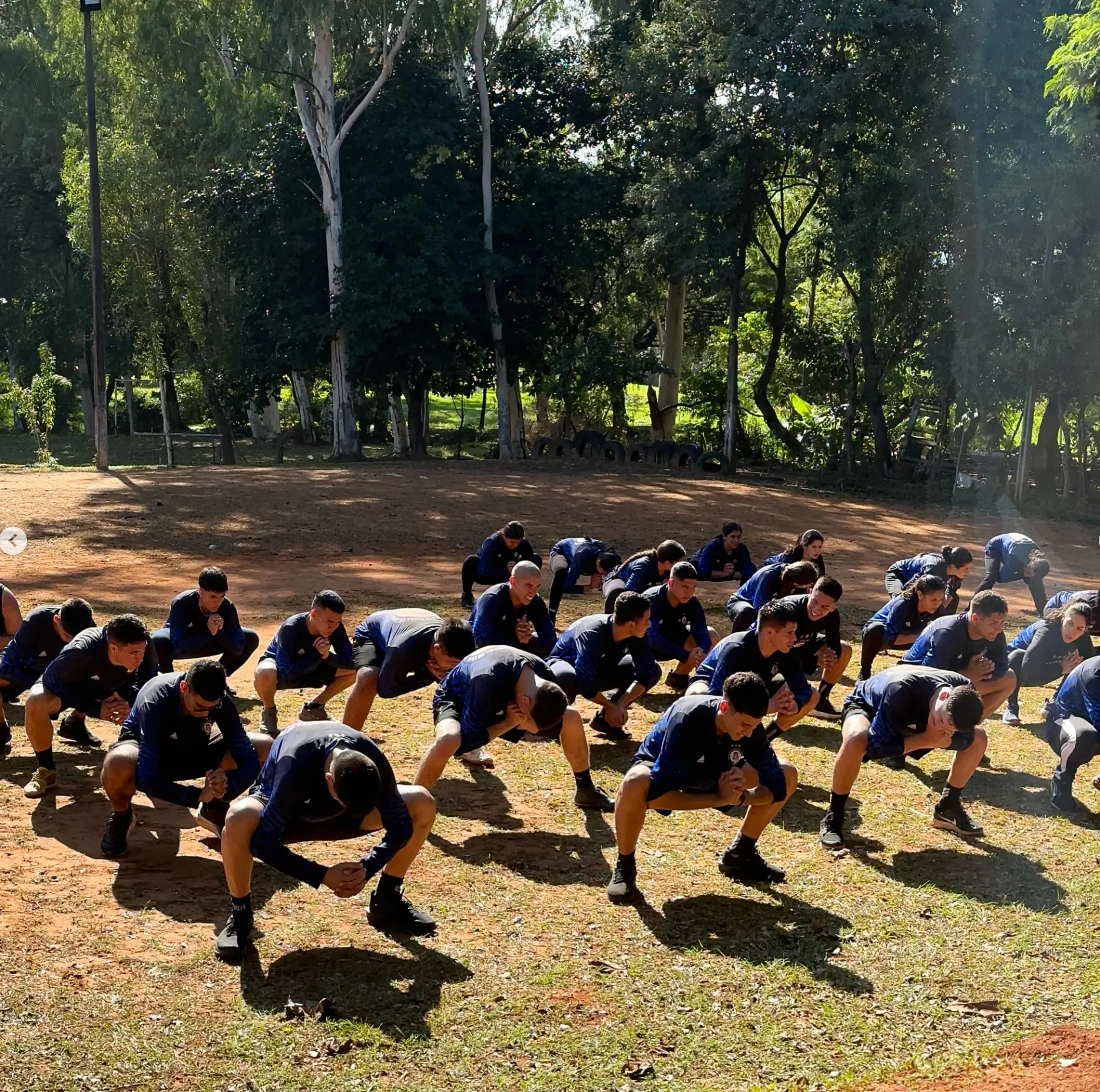Preparación física en el Cursillo Santa Rosa de Lima